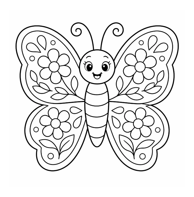 Blüten-Schmetterling